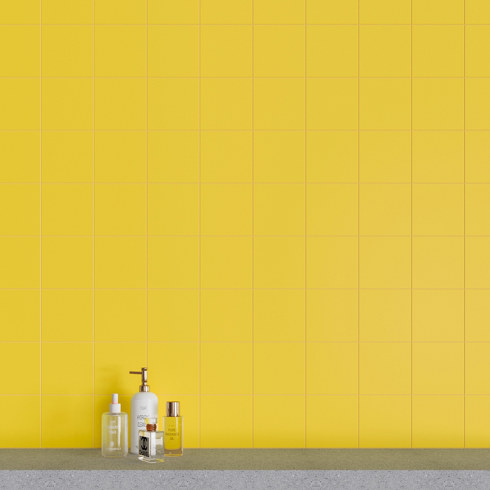 Керамическая плитка Kerama Marazzi Плитка Калейдоскоп ярко-желтый 20х20 - изображение 2