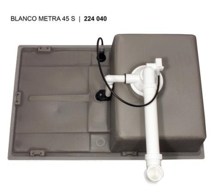 Кухонная мойка Blanco Metra 45 S Compact 519576 белый - 7 изображение