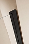 Душевая дверь Cezares Eco 60х190 см ECO-O-B-1-60-C-NERO профиль черный, стекло прозрачное - 2 изображение