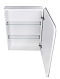 Зеркальный шкаф Style Line Каре 55 см СС-00002334 с подсветкой, белый - 5 изображение