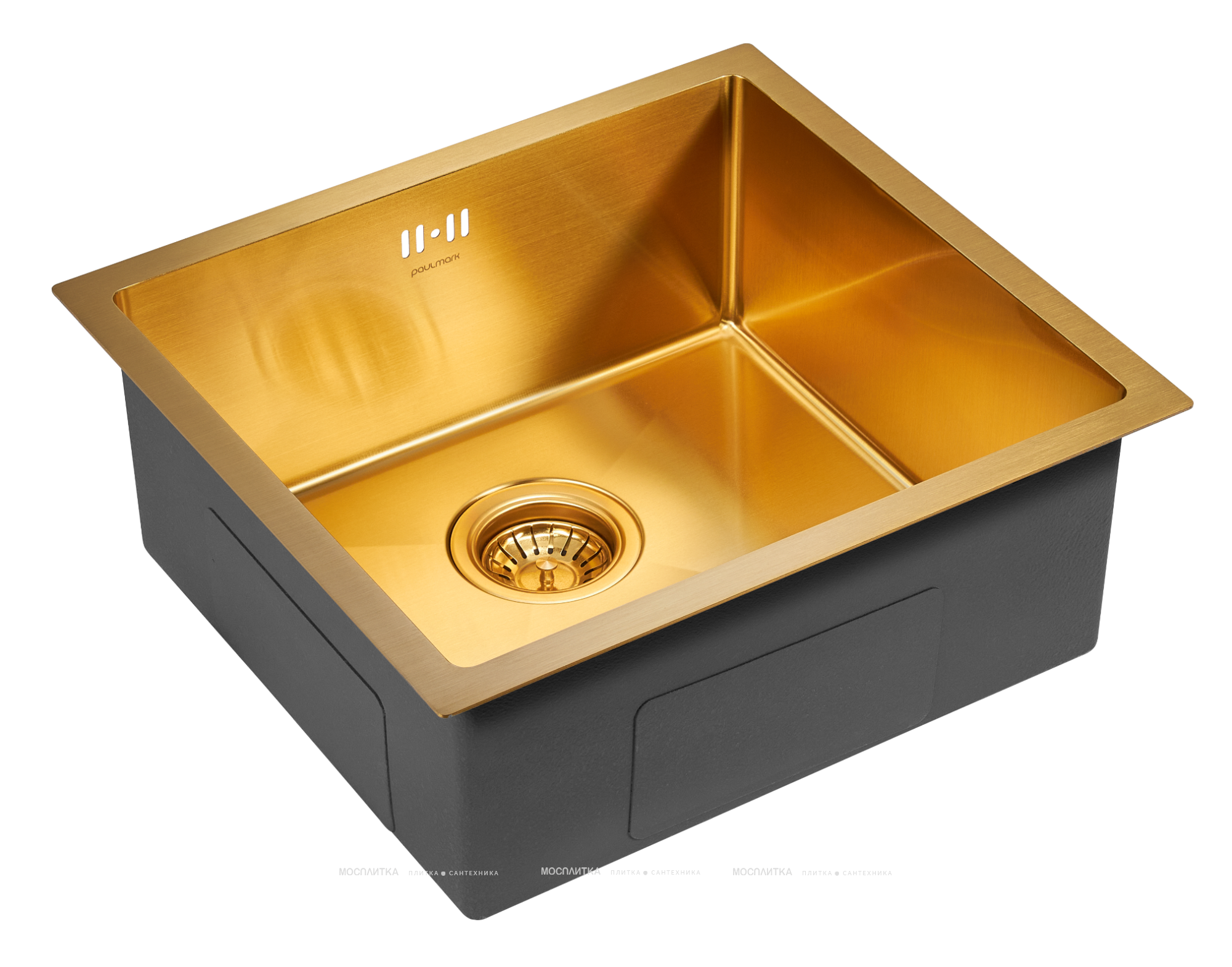 Мойка кухонная Paulmark Marx PM214844-BG брашированное золото - изображение 2