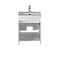 Тумба под раковину Briz Бьелла 50 см, белый глянец - изображение 2