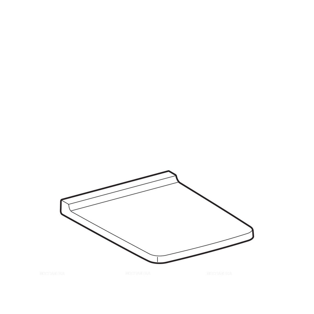 Крышка-сиденье Geberit Xeno 500.537.01.1 белая с микролифтом - изображение 2