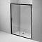 Душевая дверь Am.Pm Gem W90G-150-1-195BT 150 см,стекло прозрачное, профиль черный матовый - изображение 5
