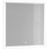 Зеркало с подсветкой и часами Jorno Glass Gla.02.77/W, 80 см1
