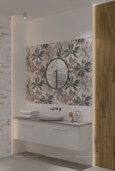 Дизайн Ванная в стиле Современный в белом цвете №13142 - 8 изображение
