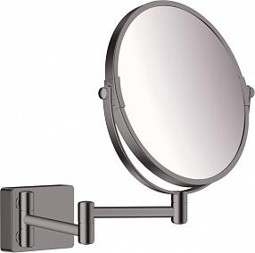 Косметическое зеркало Hansgrohe AddStoris 41791340 шлифованный черный хром