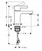Смеситель для раковины Hansgrohe Metris S 31068000 - изображение 3
