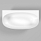 Ванна из искусственного камня 155х80 см Whitecross Pearl A 0214.155080.10100 глянцевая черно-белая - 2 изображение