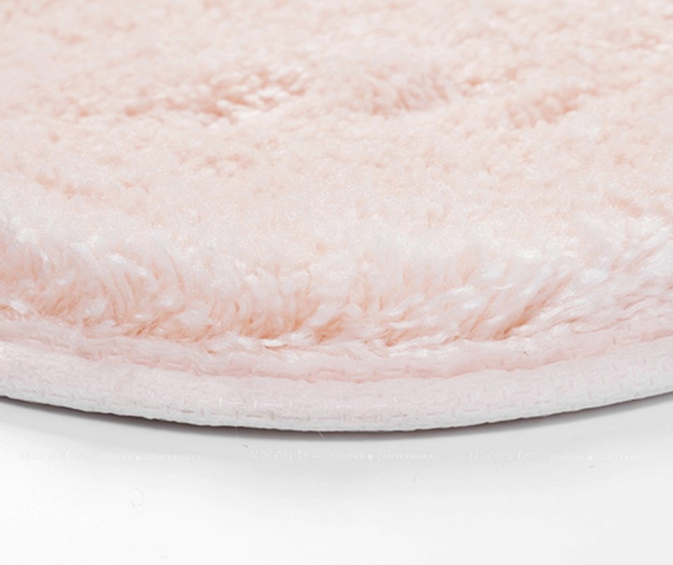 Коврик WasserKraft Wern BM-2553 Powder pink напольный, цвет - светло-розовый, 90 х 57 см - изображение 3