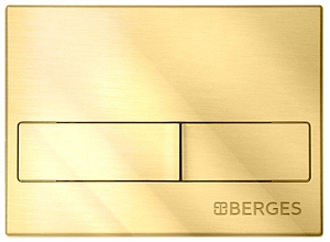 Клавиша смыва Berges Novum L9 золото глянец, 040019