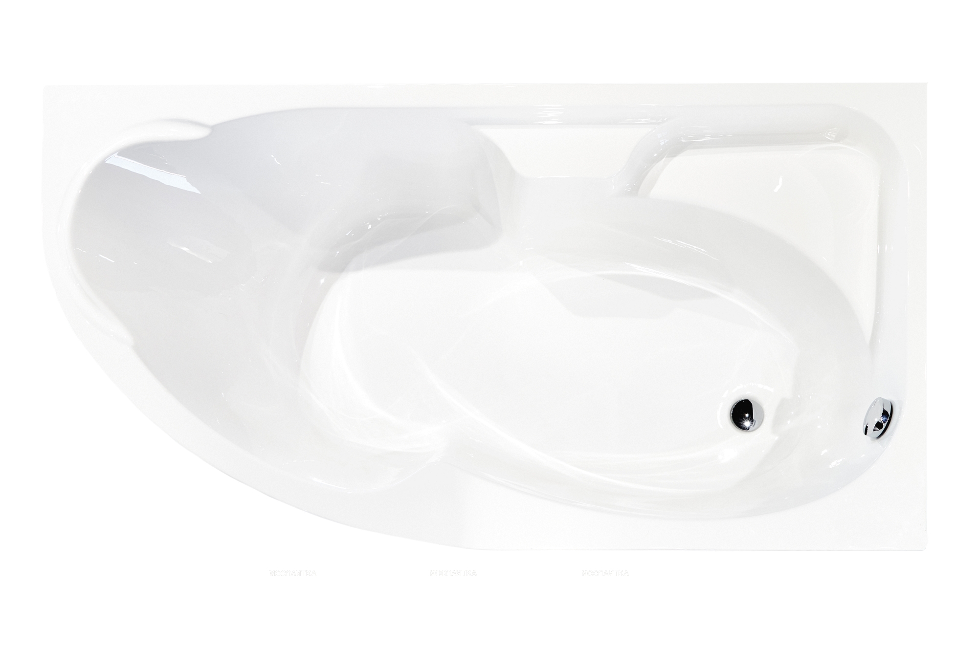 Акриловая ванна Creto Doris 170х105 см правая 14-170105R - изображение 3