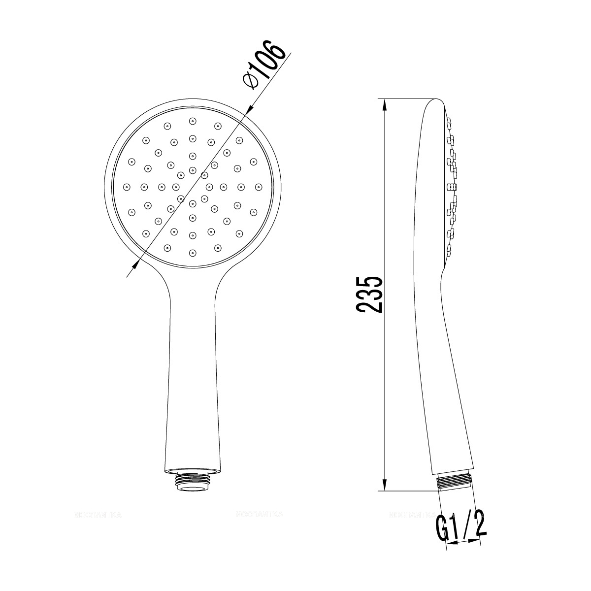 Смеситель для ванны с душем Lemark Pramen LM3314C хром глянец - изображение 2