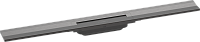 Декоративная решётка Hansgrohe RainDrain Flex 56051340 80 см, шлифованный черный хром