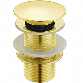 Донный клапан для ванны Salini 15111G золото