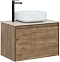 Комплект мебели для ванной Aquanet Nova Lite 75 см 249514, 1 ящик, коричневый - 11 изображение