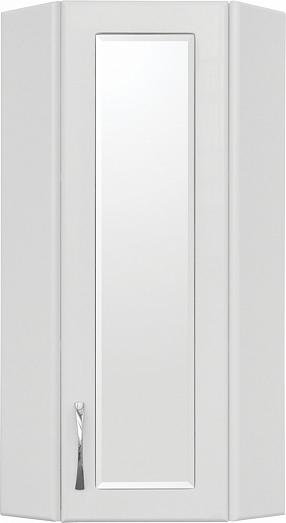 Подвесной шкаф Style Line 300/800 ЛС-00000134 угловой белый с зеркалом