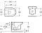 Комплект подвесной безободковый унитаз Jacob Delafon Elite EDX114RU-00 с крышкой-сиденьем микролифт, белый + инсталляция Creto Standart 1.0 - 3 изображение