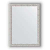 Зеркало в багетной раме Evoform Definite BY 3038 51 x 71 см, волна алюминий
