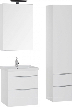 Комплект мебели для ванной Aquanet Эвора 60 белый - 5 изображение