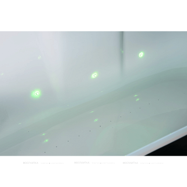 Акриловая ванна Orans 601FTSH 175х75 см черная с аэромассажем - 5 изображение