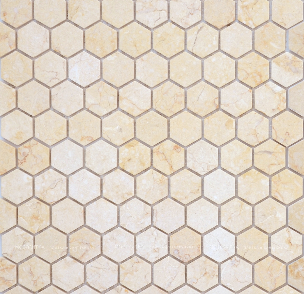 Мозаика Botticino MAT hex (18x30x6) 28,5x30,5