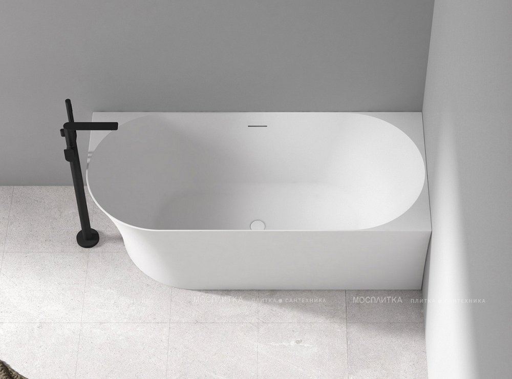 Акриловая ванна 150х78 см Abber AB9258-1.5 R белый - изображение 2