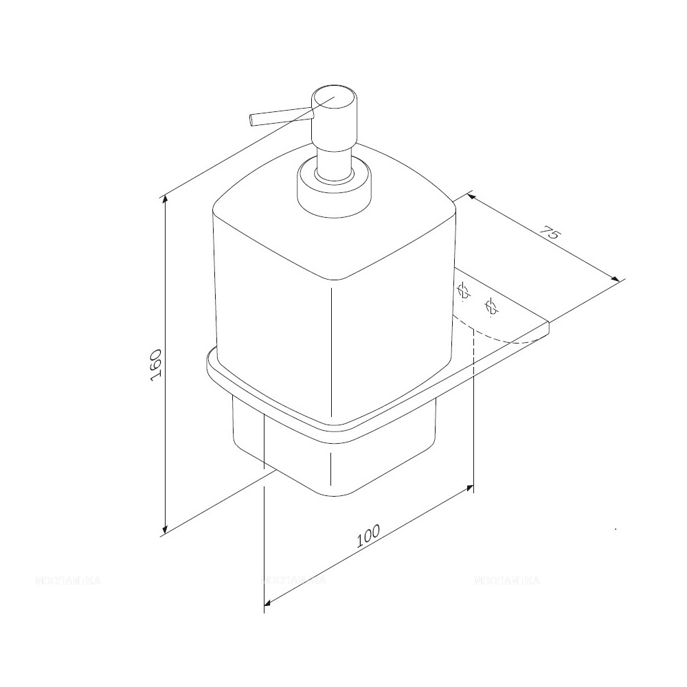 Дозатор для жидкого мыла Am.Pm Inspire 2.0 A50A36922 черный матовый - изображение 9