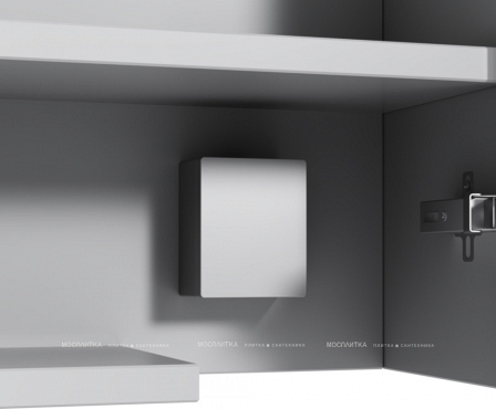 Зеркальный шкаф Am.Pm Spirit 2.0 M70AMCL0601WG правый 60 см белый глянец с подсветкой - 6 изображение
