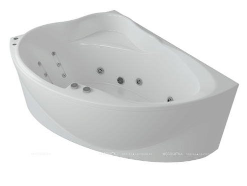 Акриловая ванна Aquatek Альтаир 160 см L на объемном каркасе - 3 изображение