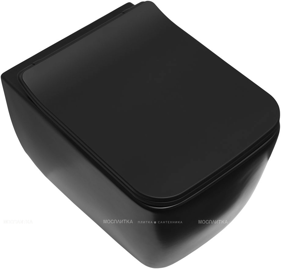 Унитаз подвесной безободковый Allen Brau Liberty 4.33007.31 черный матовый - изображение 7