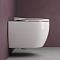 Комплект подвесной безободковый унитаз Ceramica Nova Play Rimless CN3001 с сиденьем Soft Close + инсталляция Bocchi 8010-1000 - 4 изображение
