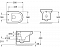 Унитаз подвесной безободковый Jacob Delafon Elite EDX114RU-00 с крышкой-сиденьем микролифт, белый - 3 изображение