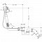 Слив-перелив Hansgrohe Exafill 58126180 для нестандартных ванн - изображение 2