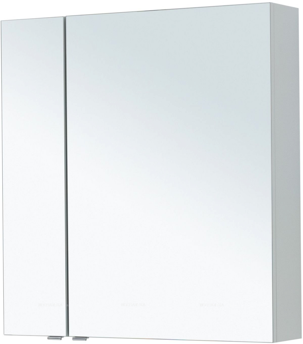 Зеркальный шкаф Aquanet Алвита New 80 Серый - изображение 8