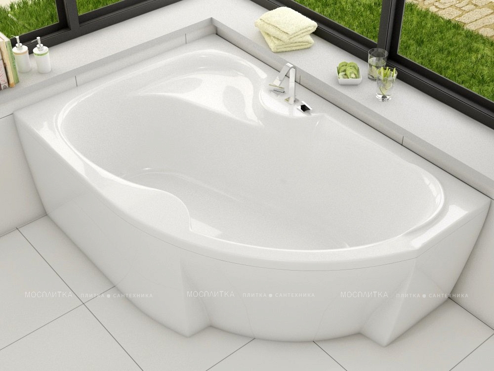 Акриловая ванна Vayer Azalia L 150x105 см - изображение 3