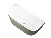 Акриловая ванна Allen Brau Priority 170x78 2.31003.21/CGM белый матовый/цементно-серый