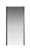Боковая перегородка Creto Astra 70х195 см 121-SP-700-C-B-6 профиль черный, стекло прозрачное