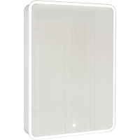 Зеркало-шкаф с подсветкой Jorno Pastel Pas.03.60/W, белый жемчуг