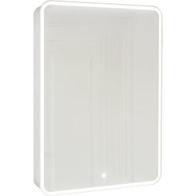 Зеркало-шкаф с подсветкой Jorno Pastel Pas.03.60/W, белый жемчуг