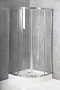 Душевой уголок BelBagno Due 90х90 см DUE-R-2-90-C-Cr  профиль хром,стекло прозрачное 