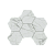 Керамогранит Estima Мозаика MN01 Hexagon 25x28,5 полир.