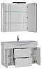 Комплект мебели для ванной Aquanet Франка 105 белый - 4 изображение
