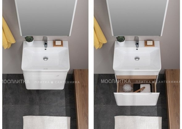 Комплект мебели для ванной Aquanet София 60 белый - изображение 13