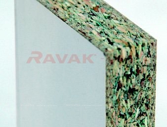 Зеркало с подвесной полкой Ravak M 960 R стрип оникс/белое X000000325 - 4 изображение