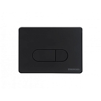 Кнопка смыва Berges Novum D5 040035 для унитаза Soft Touch черная