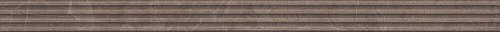 Керамическая плитка Kerama Marazzi Бордюр Орсэ коричневый структура 3,4х40
