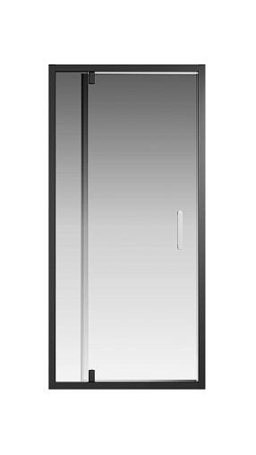 Душевой уголок Creto Astra стекло прозрачное профиль черный 90х90 см, 121-WTW-900-C-B-6 + 121-SP-900-C-B-6