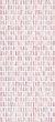 Керамическая плитка Cersanit Плитка Pudra мозаика рельеф розовый 20х44