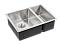 Мойка кухонная Paulmark Annex PM545944-BSL брашированная сталь - 2 изображение